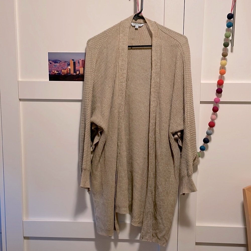 Nostalgia Tan cardigan